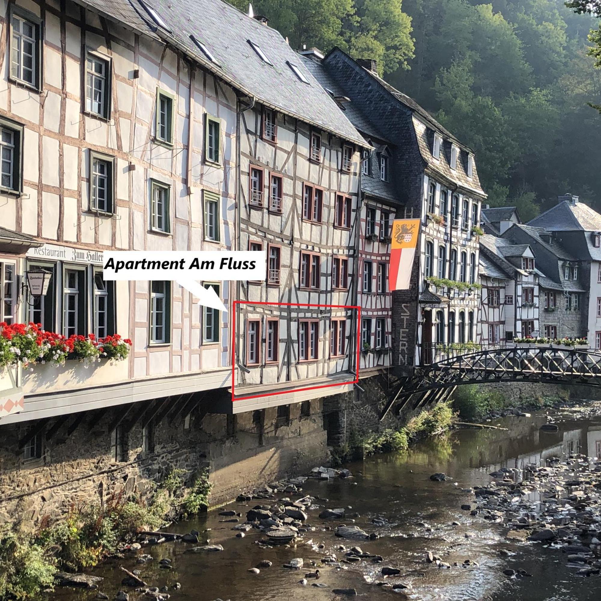 Apartment Am Fluss Im Haus An Der Rur Monschau Exteriör bild